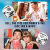 Luck Lab Date Decider Dice - Date Night Decider with Velvet Storage Bag (Dinner & A Movie Decider Dice) view 4