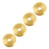 4Pack Vgoohobby RC 4mm Brass Wheel Hub Knuckle Counterweight Front Rear Wheel Axle Drive Shaft Joint Compatible with Axial SCX24 Deadbolt AXI90081 AXI00002 AXI00001 1/24 RC Crawler Car view 2