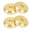 4Pack Vgoohobby RC 4mm Brass Wheel Hub Knuckle Counterweight Front Rear Wheel Axle Drive Shaft Joint Compatible with Axial SCX24 Deadbolt AXI90081 AXI00002 AXI00001 1/24 RC Crawler Car view 3
