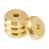 4Pack Vgoohobby RC 4mm Brass Wheel Hub Knuckle Counterweight Front Rear Wheel Axle Drive Shaft Joint Compatible with Axial SCX24 Deadbolt AXI90081 AXI00002 AXI00001 1/24 RC Crawler Car view 4