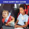 1 one enjoy 4 Pack Car Seat Belt Straps Cover for Baby Kids, Baby Carrier Straps Covers Stroller Strap Pads Baby Car Seat Belt Neck Covers for Baby(9.8'X2.2''inch) view 2