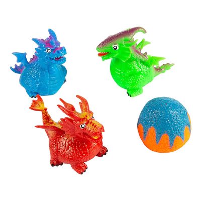 Fun Express Morphing Flipping Dragons in Eggs Exciting Transforming Toys Kids Interactive Party Favors Fun Classroom Prizes Great for Gift Giving Unique Collectible Toy Assorted Colors 12 Pieces