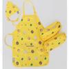 Line Friends Kids Apron Set, Cook & Art & Play Oven Mitt and Kids Apron Hat, for Art class Children's Kitchen Cooking view 3