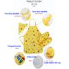 Line Friends Kids Apron Set, Cook & Art & Play Oven Mitt and Kids Apron Hat, for Art class Children's Kitchen Cooking view 4