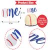 Baseball 1st Birthday Banner - Crown, High Chair Banner, Cake Flag, All-Star Theme Decoration view 2
