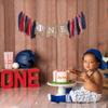 Baseball 1st Birthday Banner - All-Star Crown, High Chair Banner, Cake Flag, Our Little All-Star Decoration view 2