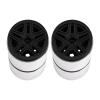 4Pcs Vgoohobby Alloy 2.2" Beadlock 5-Spokes Wheel Rims 12mm Hex Compatible with Axial Wraith SCX10 TRX4 D90 1/10 RC Crawler Car (Silver) view 3