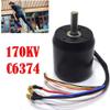 YIYIBYUS C6374 170KV Efficience Brushless Belt Sensored Motor,Efficience Brushless Motor for Electric Skateboard Longboarding Part view 2