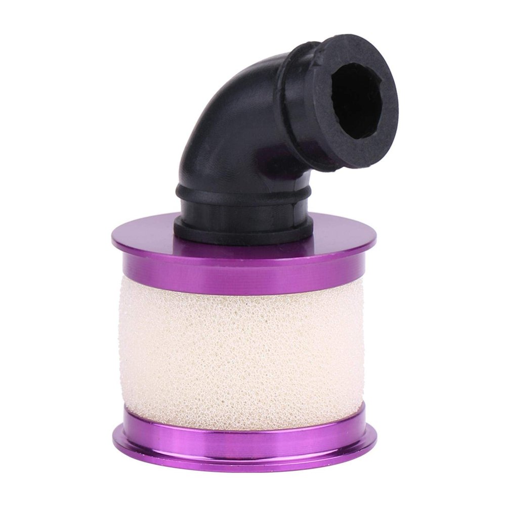 3Colros Rc Air Filter Aluminum Capped /Element Sponge, Rc Car Air Filter for Hsp 94122 / 188 1/10 Remote Control Model Vehicle Accessory(Purple)