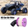 3Colros Rc Air Filter Aluminum Capped /Element Sponge, Rc Car Air Filter for Hsp 94122 / 188 1/10 Remote Control Model Vehicle Accessory(Purple) view 2