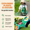 Born Toys Premium Kids Gardening Tool Set for Ages 3 & Above, Wheelbarrow, Apron, Hat, Gloves, Watering Can, A Real Toddler Gardening Set with Gardening Tools view 4