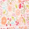 100% Cotton 6 PCs Pink Floral Nursery Crib Bedding Set Flower Pattern Quilt, Fitted Sheet, Skirt, Blanket, Diaper Storage Bag, Window Valance Cot Bedding Set for Girls view 3