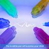Invisible Ink Pen for kids 16Pcs: Spy Pens with UV Light Party Favors - School Classroom Students Prizes - Magic Gifts Birthday Goodie Valentines Black Markers Halloween Easter Day Christmas Gift view 4