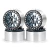RC-Hub 4Pcs 2.2" Beadlock Wheels Rims for 1/10 Axial 90048 RR10 RC Crawler Car (Titanium+Black) view 2