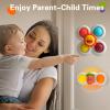 3PCS Suction Cup Spinner Toys for 1-2 Year Old Boys Spinning Toys Sensory Toys for Toddlers 1-3 Gifts for 1 Year Old Girls view 4
