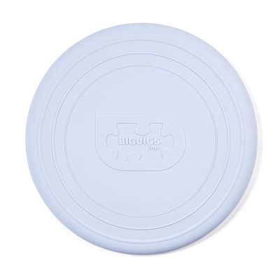 Bigjigs Toys Frisbee Flying Disc (Dove Grey) - Silicone Frisbee for Kids, Quality Flying Saucers, Beach Toys & Garden Toys, Holiday Toys for Toddlers