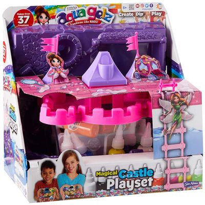 John Adams | Aqua Gelz Magical Castle Playset: Aqua Gelz transforms Like Magic! | Arts & Crafts | Ages 5+