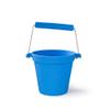 Bigjigs Toys Adventure Collapsible Bucket (Ocean Blue) - Silicone Bucket for Sandpit, Holiday Toys for Toddlers, Quality Sand and Water Toys view 1