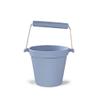 Bigjigs Toys Adventure Collapsible Bucket (Dove Grey) - Silicone Bucket for Sandpit, Holiday Toys for Toddlers, Quality Sand and Water Toys view 1