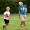 Hedstrom King of Fun Jumbo Oversized Kickball Set, Red view 3