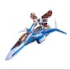 DX Chogokin Macross  Movie Version Absolute LIVE!!!!!! VF-31J Siegfried (Hayate Immerman Machine) [Fold Projection Unit Equipment] Approx. 10.2 inches (260 mm), ABS & Die Cast & PVC Pre-painted view 1