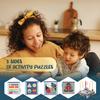 LEO & FRIENDS Benny Toddler Wooden Activity Cube, 6-Piece Educational Play Set and Puzzle | Baby Toy with Bead Maze for Boys and Girls | Endless Activity Options, Perfect Birthday Present view 3