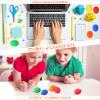20 Pieces Mini Brain Stress Ball Halloween Brain Toy Hand Muscle Exercise Pressure Ball for Teens and Adults Improving Grip Strength Object Recognition Props Release Pressure, 6 Colors view 3
