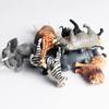 12 PCS Realistic Small Wild Animal Figures, Plastic Safari Animal Figurines Educational Science Project Model Playset with Tiger Lion Giraffe Orangutan Zebra Bear Buffalo Elephant Rhinoceros Hippo view 4