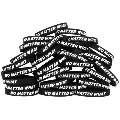 Fifty (50) No Matter What Bracelets - Inspirational Wristbands