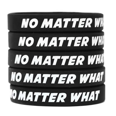 SayitBands Five (5) No Matter What Bracelets - Inspirational Wristbands