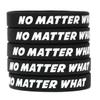 SayitBands Five (5) No Matter What Bracelets - Inspirational Wristbands view 1
