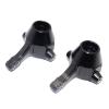 DAPENGNIAO Metal Front Steering Cup Hub Upright Knuckle Arm Suitable for Tamiya TT02B/DF02 1/10 RC Car Parts Accessories Accessories (Color : Black) view 1
