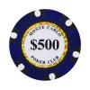 Clay Poker Chips 14 Gram Monte Carlo-Pack of 50 Chips ($500 Purple) view 1