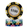 Clay Poker Chips 14 Gram Monte Carlo-Pack of 50 Chips ($100 Black) view 2