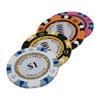 Clay Poker Chips 14 Gram Monte Carlo-Pack of 50 Chips ($1000 Yellow) view 4