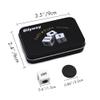 Bilywey Left Right Center Dice Game Set with 3 Dices + 36 Black Chips (Black) view 4