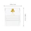 10pcs Mini Candy Dessert Clear Box Dollhouse Candy Display Box 1:12 Scale Dollhouse Food Treat Display Holder Miniature Art Craft - 1in view 4