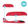 GSM Brands Foam Airplane Toys 2 Pack, 17.71 Inch Throwing Glider with Flight Upgrade 2 Tail Position Option (1 Red, 1 Blue) view 3