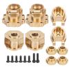 SUNGOOYUE Brass Rear Portal Drive Housing, RC Drive Axle Mount Set Intend for 1/10 RC Crawler view 1