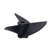 1Pcs Three Blade Propeller for Ship Model Rc Boat Propeller Model Black Plastic Propeller Reversing 36mm Diameter 1.4 Pitch 4mm Hole Dia,Aicosineg view 1
