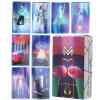 Yitengteng Holographic Tarot Cards,78Pcs Mystic Monday Visions Tarot,English Version Family Travel Board Deck Games Guidance Divination Fate Playing Game Cards,for Beginners view 1