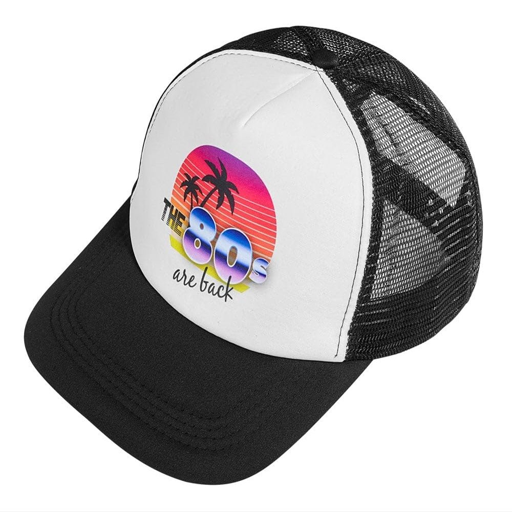 WIDMANN - Baseball Cap 80s Headwear, Fancy Dress, Carnival, Theme Party