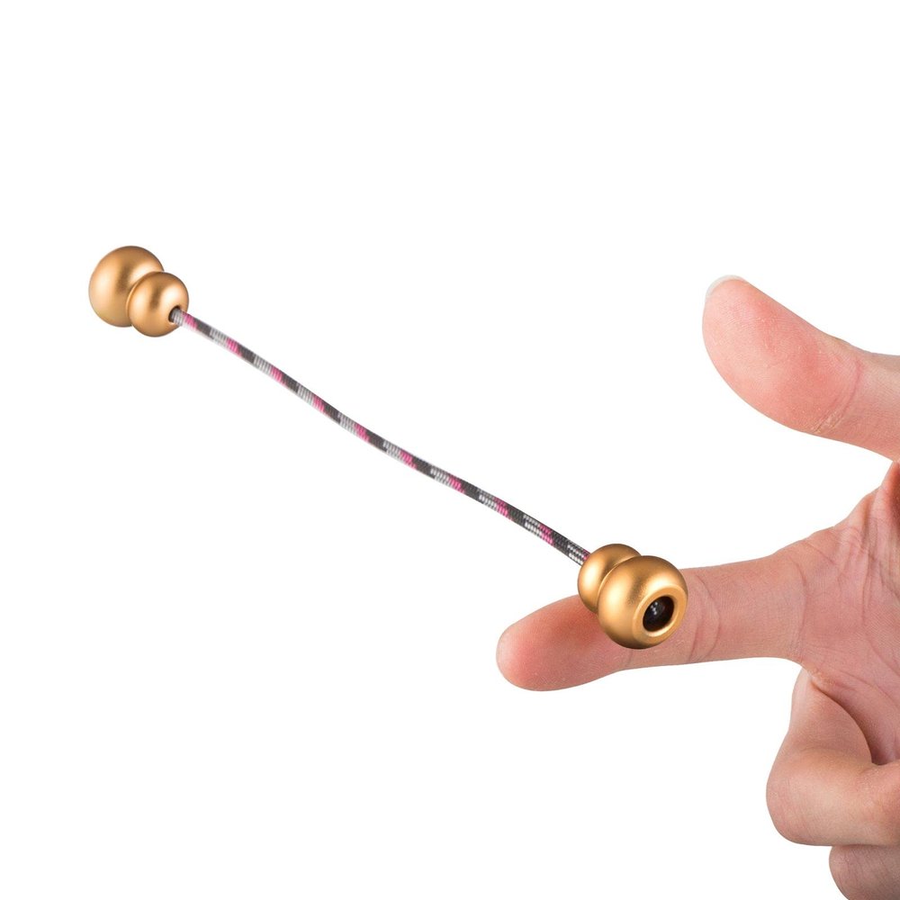 L-Shizuku Begleri Fidget Beads - Worry Fidget Beads Spin & Bump - Made of Aluminum Alloy - for Men Women Youngs Skill Players Creates a Bit of Magic for You (Calabash)
