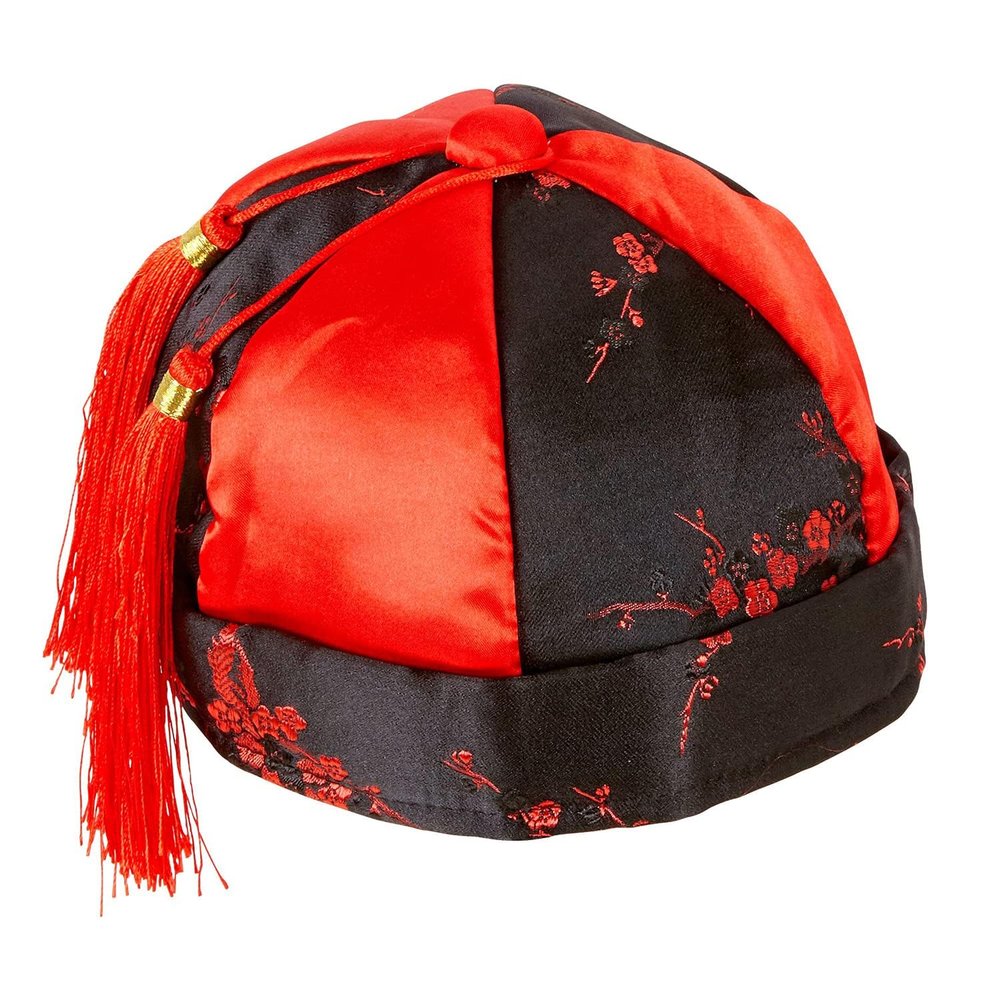 W WIDMANN MILANO Party Fashion 10672 - Mandarin Chinese Hat, Hat, Theme Party, Carnival