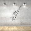 Swimmer Silhouette Professional Swimmer Swimming Vinyl Wall Sticker Wall Art Wall Decal Sports Boys Girls Kids Room Design Gym Pool Swimming Sports House Home Wall Sticker Decor Size (10x8 inch) view 1