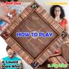 Sterling Games 12 Inches Shut The Box Game for 4 Players, Family Dice Game with 12 Numbers Box, Nautical Themed Large Wooden Game Board view 3