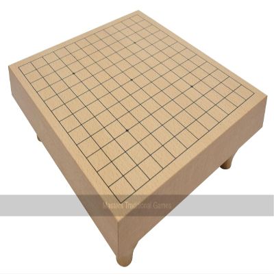 13 x 13 Wooden Go Board with Legs (36mm Thick, Beech Veneer, Stones not Included)