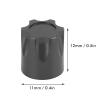 Dilwe RC Wheel Rim M4 Nut, 8Pcs 0.5x0.4inch Wheel Rim Center 1/10 Scale RC Accessories Compatible with/Hsp/Redcat//Hpi/Axial Scx10 D90 / Hpi 1/10 RC Car(Black) view 2