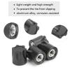 Dilwe RC Wheel Rim M4 Nut, 8Pcs 0.5x0.4inch Wheel Rim Center 1/10 Scale RC Accessories Compatible with/Hsp/Redcat//Hpi/Axial Scx10 D90 / Hpi 1/10 RC Car(Black) view 3