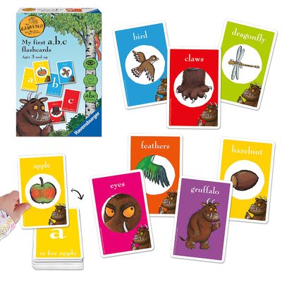 Ravensburger The Gruffalo My First Flash Card Game for Kids Age 4 Years Up - Ideal for Early Learning, Object Recognition, Alphabet, Reading and Spelling